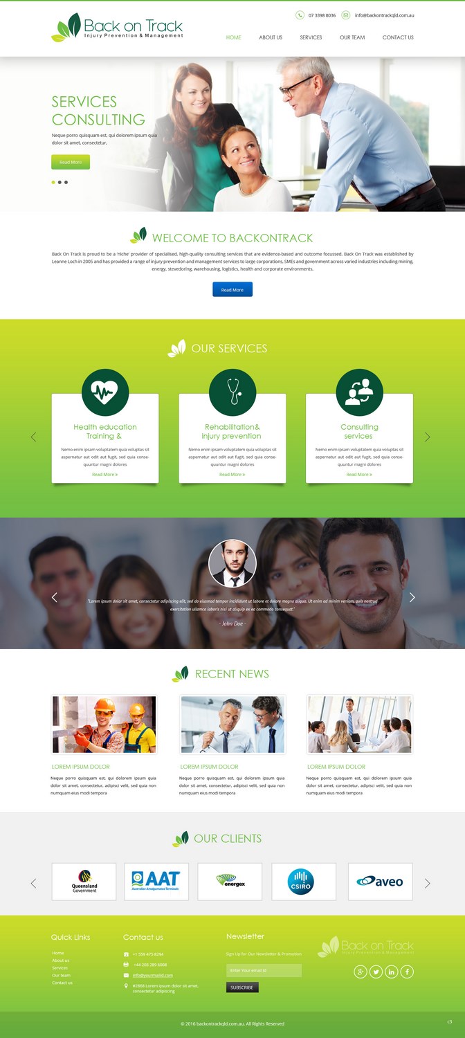 Web Design by pb for this project | Design #10705730