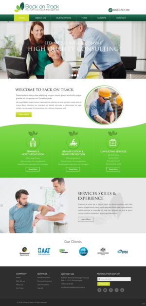 Web Design by pb for this project | Design: #10710535