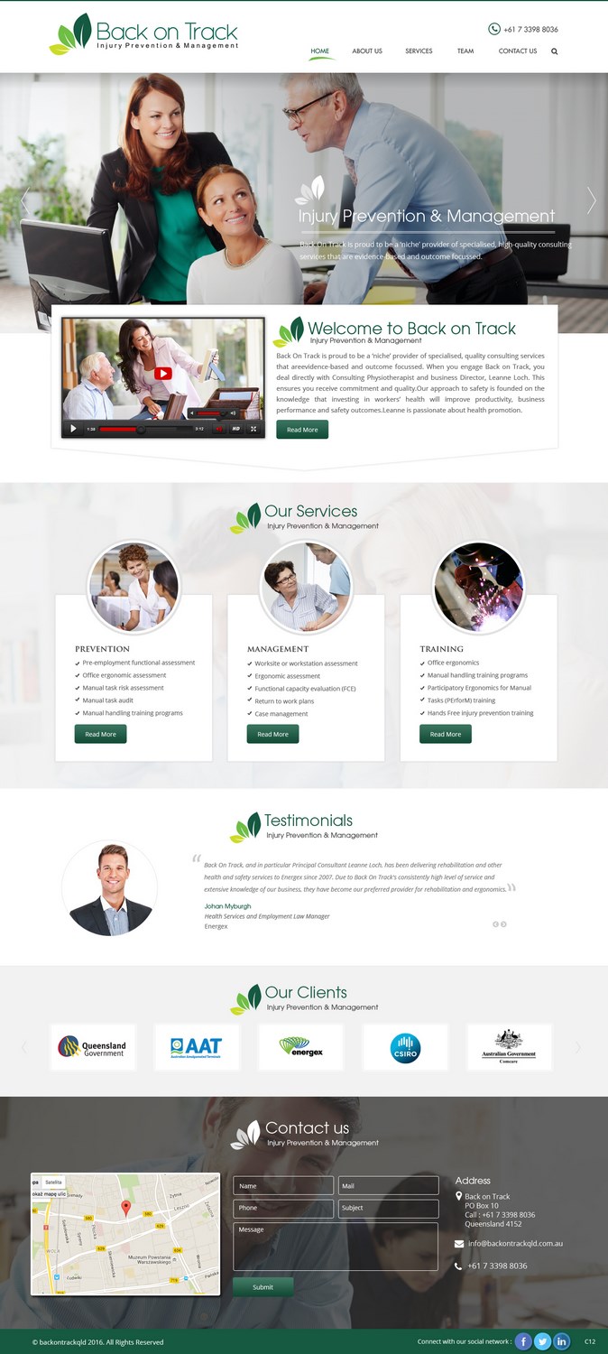 Web Design by pb for this project | Design #10780975