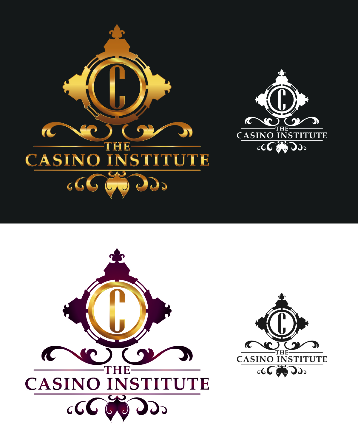 Logo Design by RiatsaLa_PiLAY for The Casino Institute | Design #10724891