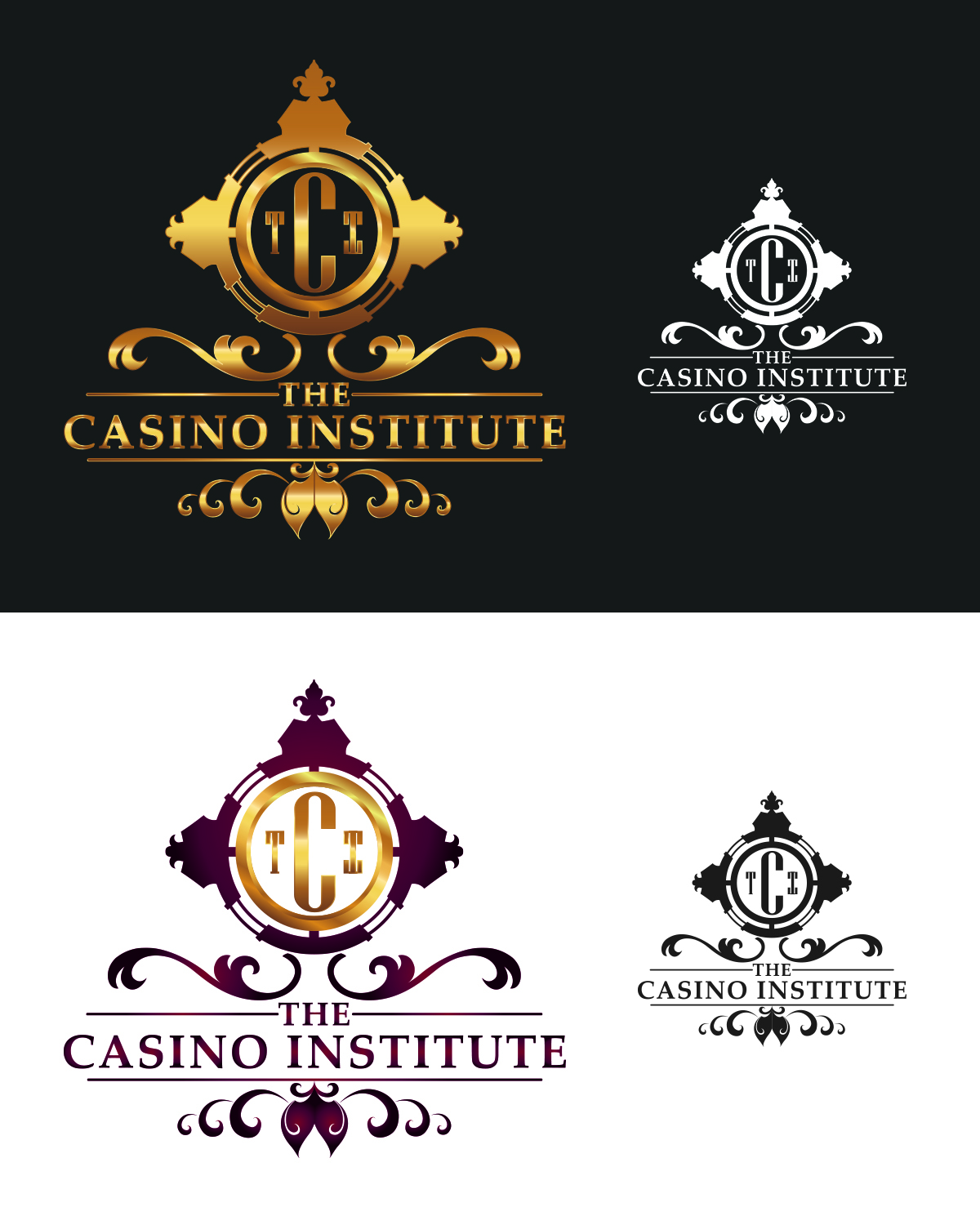 Logo Design by RiatsaLa_PiLAY for The Casino Institute | Design #10724892