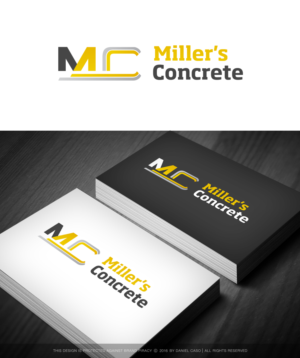 Logo Design by Daniel Caso Design for Miller's Concrete Ltd. | Design: #10676834
