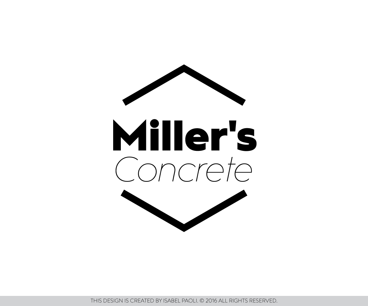 Logo Design by isabel paoli for Miller's Concrete Ltd. | Design #10683443