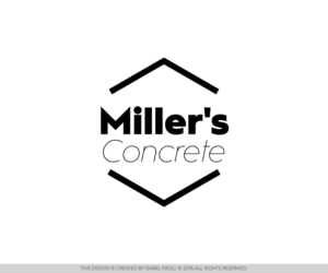 Logo Design by isabel paoli for Miller's Concrete Ltd. | Design: #10683443