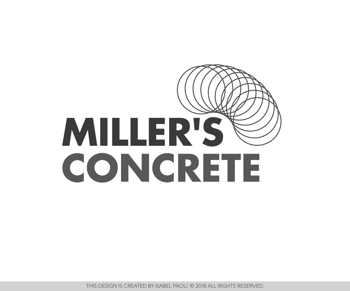 Logo Design by isabel paoli for Miller's Concrete Ltd. | Design #10683444