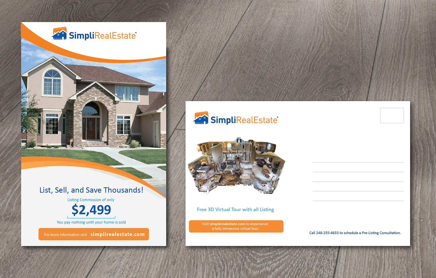 bold playful real estate flyer design for a company by alex989