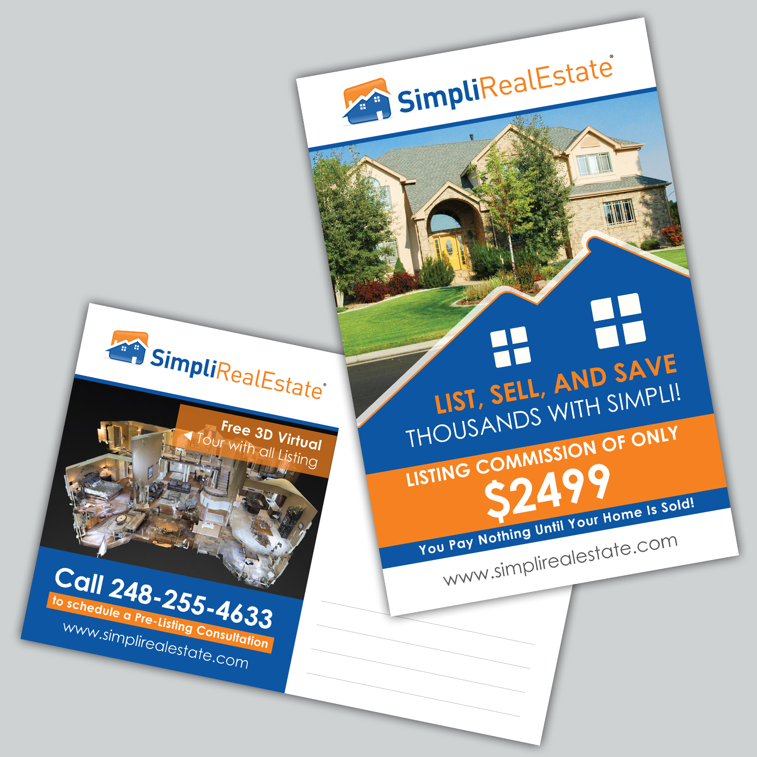 bold playful real estate flyer design for a company by kreative bold real estate flyers