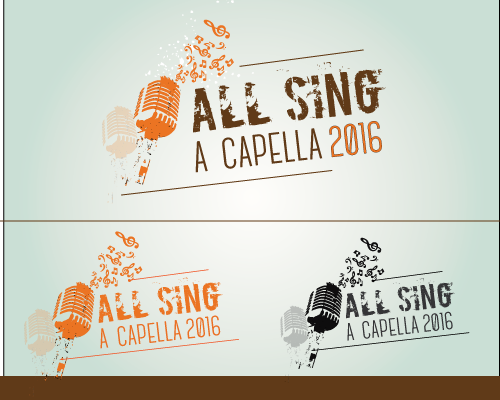 Diseño de Logo por schk para All Sing A Capella | Diseño: #10675693