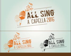 Diseño de Logo por schk para All Sing A Capella | Diseño: #10675693
