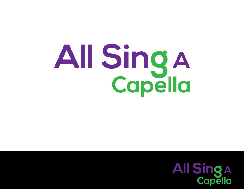 Logo Design by MAWBM for All Sing A Capella | Design #10676989