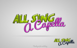 Design de Logo par Novend pour All Sing A Capella | Design #10675288