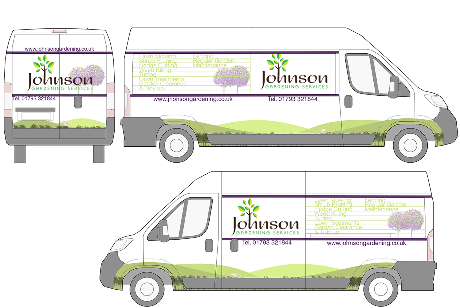 Signage Design by np92 for Johnson Gardening Services | Design #10712287