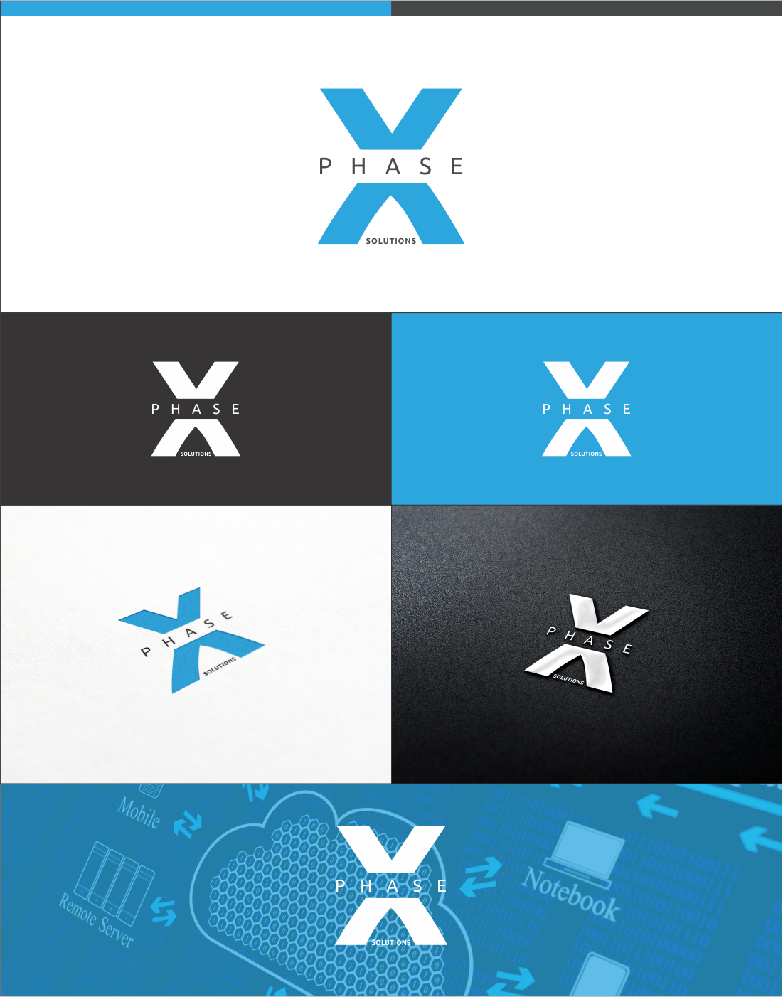 Logo-Design von DG für Phase X Solutions | Design #10699258