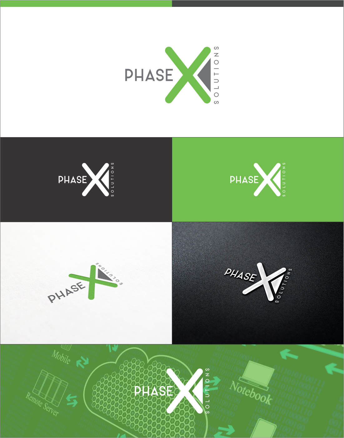 Logo Design by DG for Phase X Solutions | Design #10699259