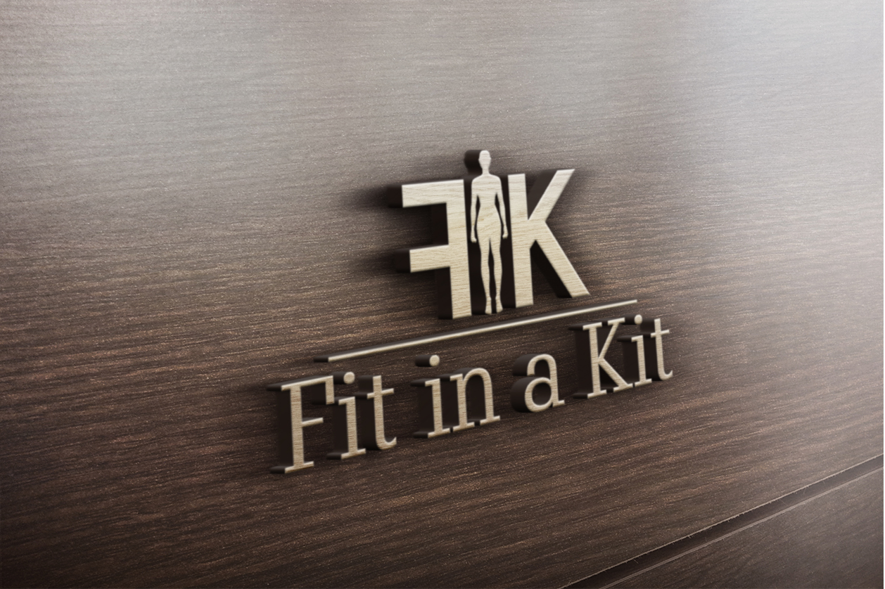 Diseño de Logo por emaxlk para Fit in a Kit | Diseño #10680433