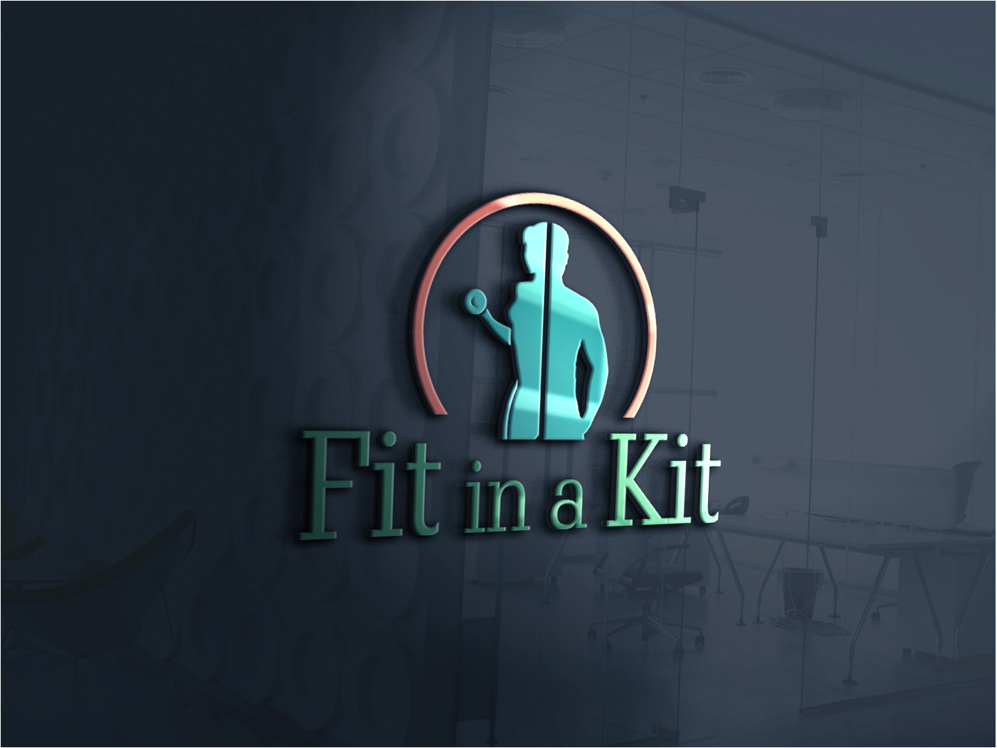 Diseño de Logo por emaxlk para Fit in a Kit | Diseño #10717628