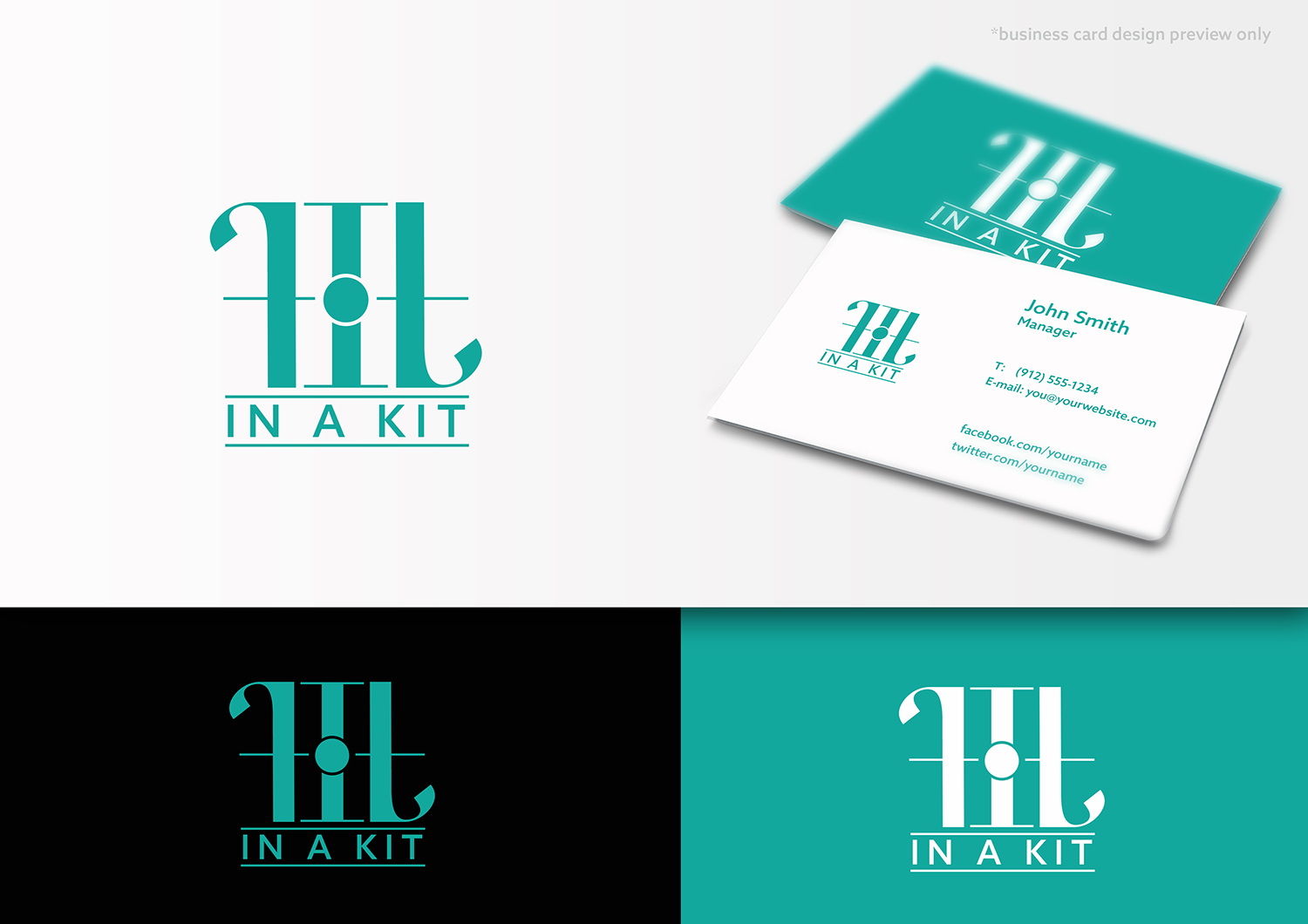 Logo Design by maria-kaz for Fit in a Kit | Design #10805044