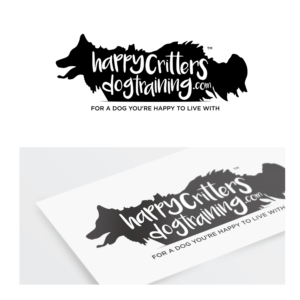 Happy Critters Dog Training.com For a dog you're happy to live with | Diseño de Logo por sharon bolder