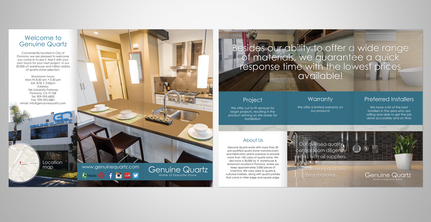 Flyer Design by Victor_pro for Genuine Quartz | Design #10700772