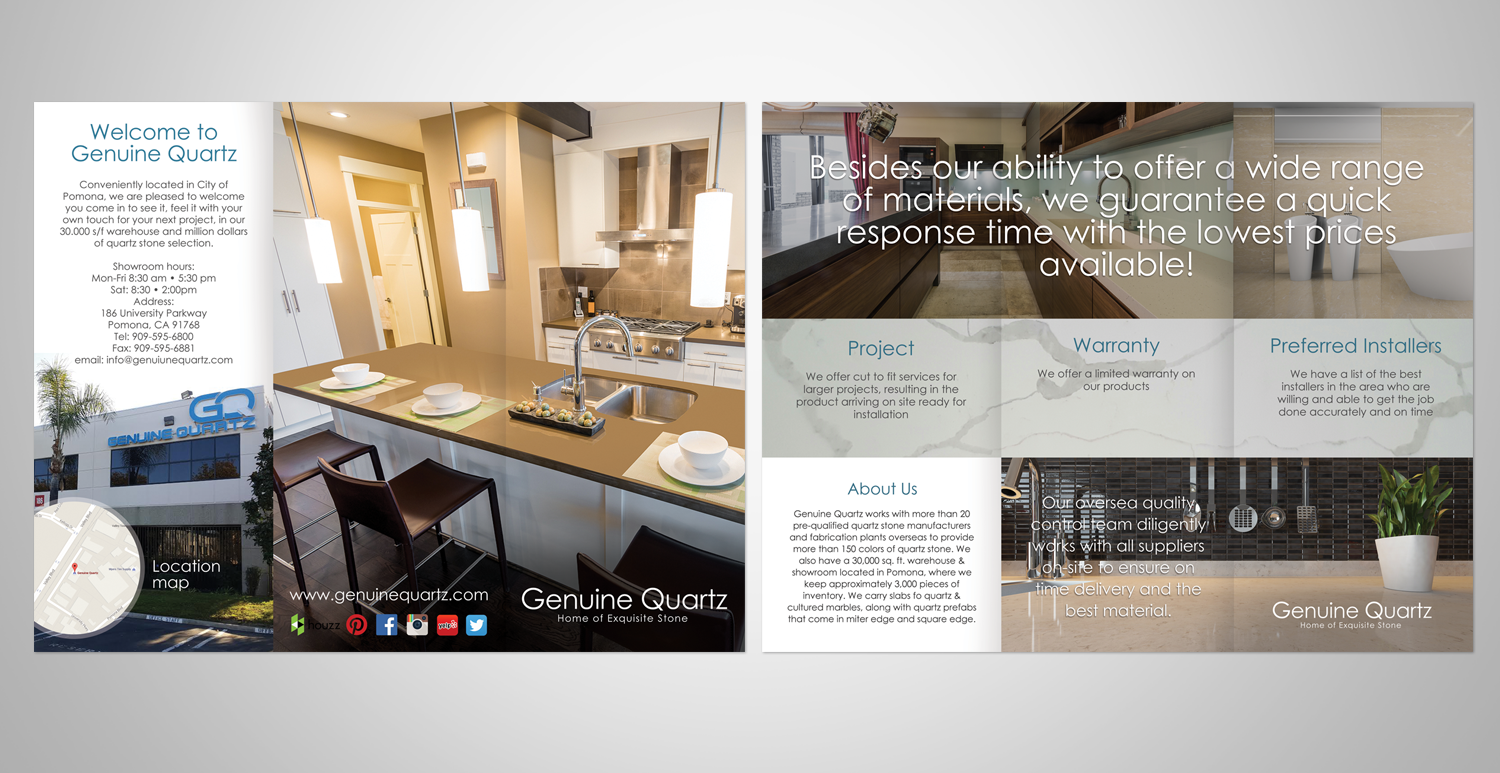Flyer Design by Victor_pro for Genuine Quartz | Design #10700773