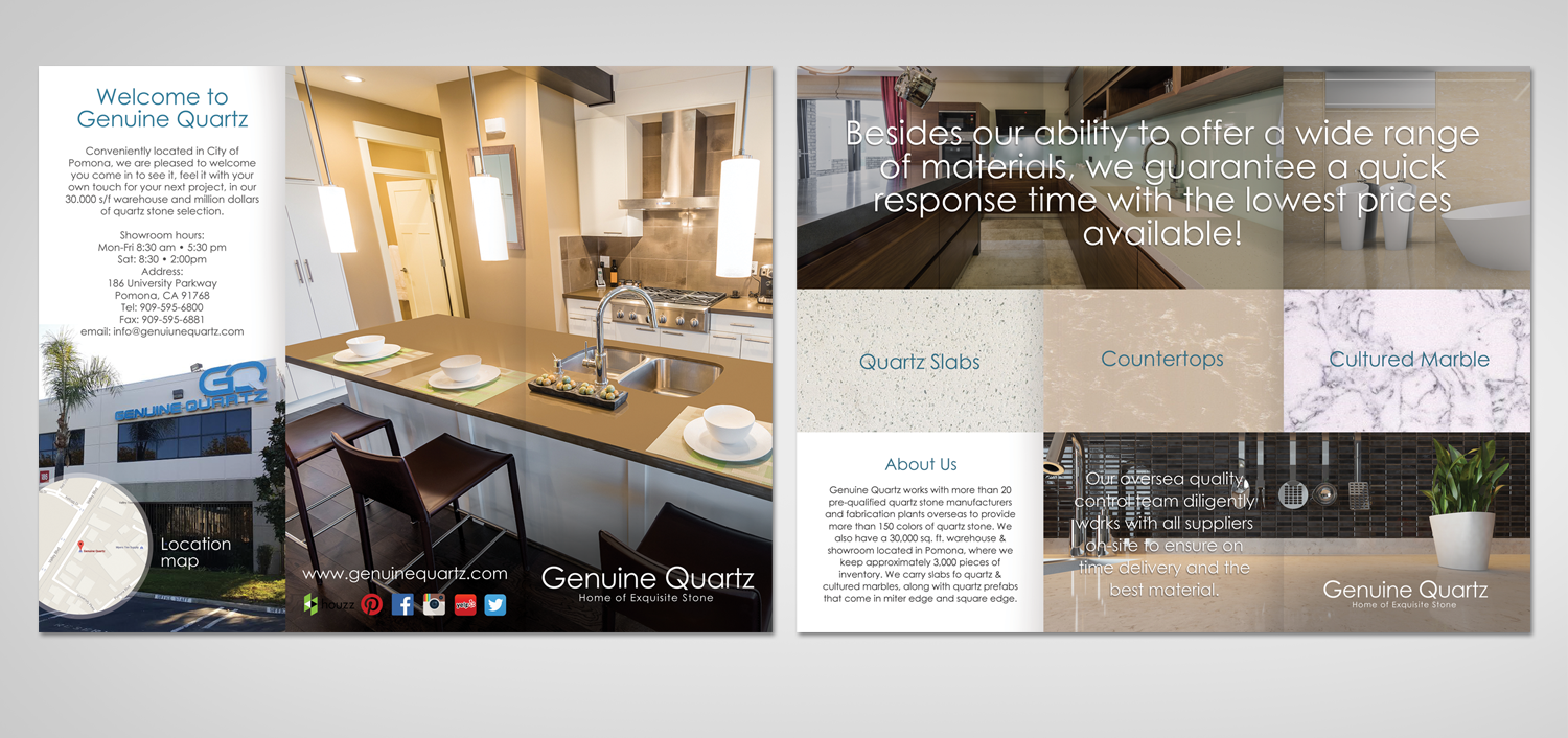 Flyer Design by Victor_pro for Genuine Quartz | Design #10702304
