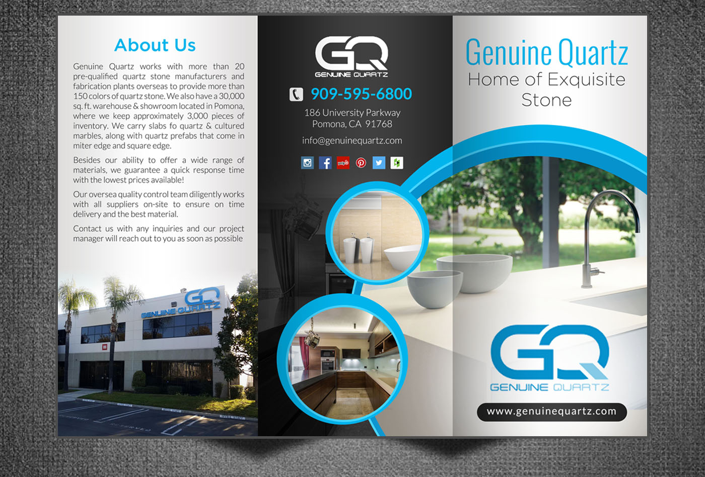Design de Flyer par creative.bugs pour Genuine Quartz | Design #10699036