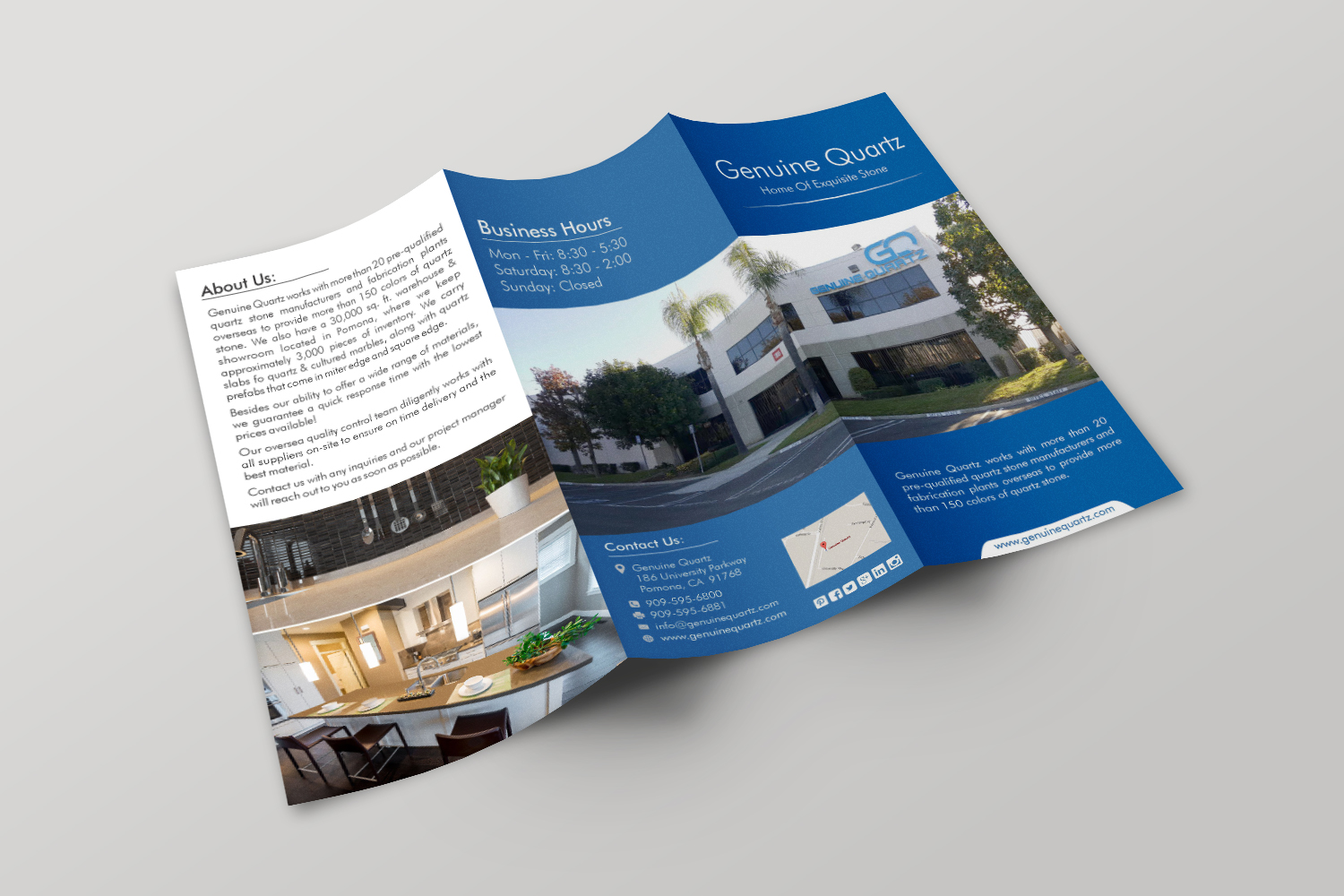 Diseño de Flyer por ecorokerz para Genuine Quartz | Diseño #10681497