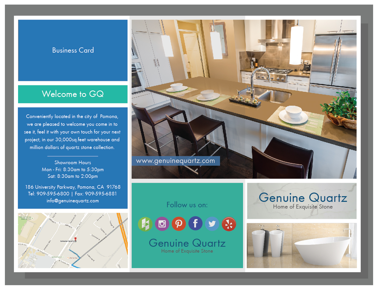 Diseño de Flyer por vidisha para Genuine Quartz | Diseño #10709146