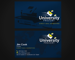 UNIVERSITY PRESORT - DIRECT MAIL BUSINESS CARD