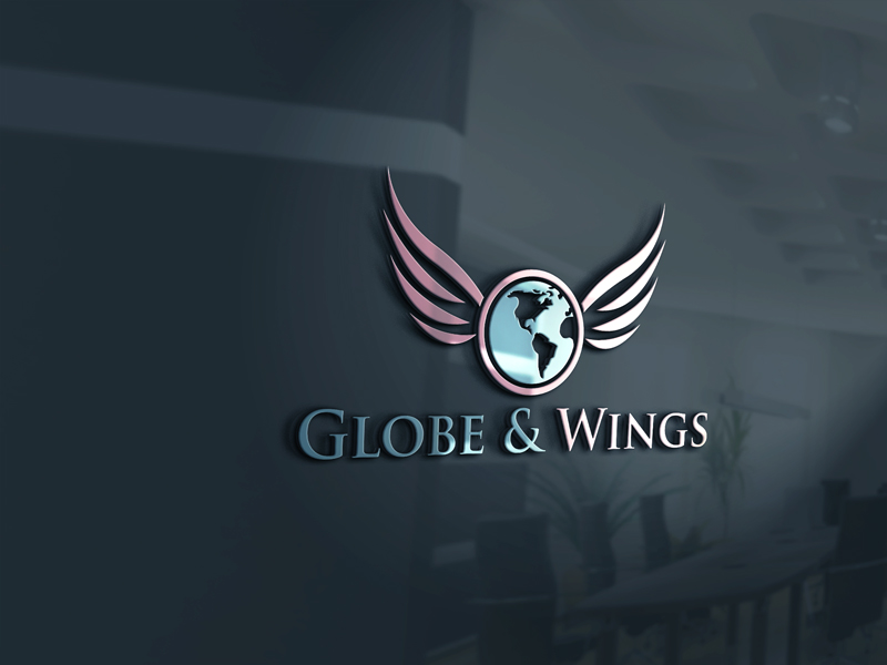 Logo Design by logomaster24 for Globe & Wings | Design #10704967