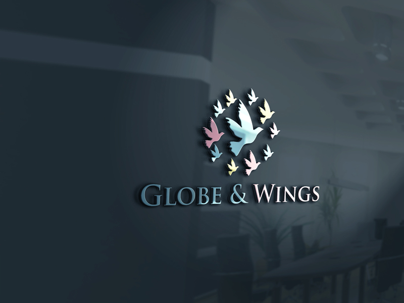 Logo Design by logomaster24 for Globe & Wings | Design #10705213