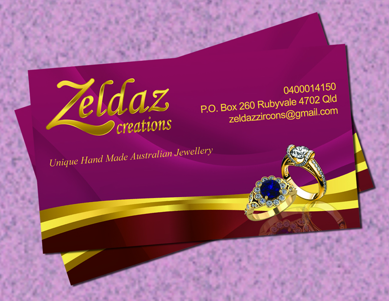 Business Card Design by Emaar Creations for Zeldaz Pty Ltd | Design #2263527