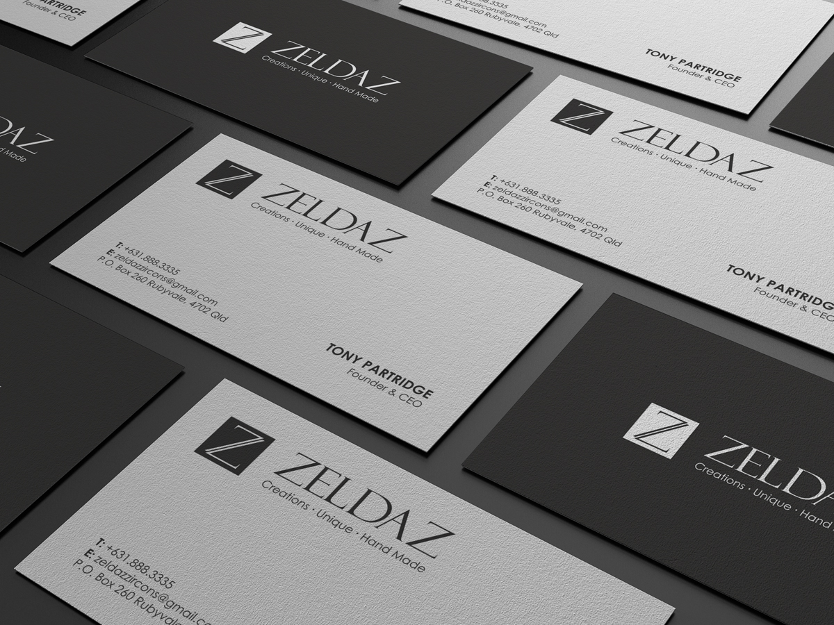 Business Card Design by logodentity for Zeldaz Pty Ltd | Design #2251585