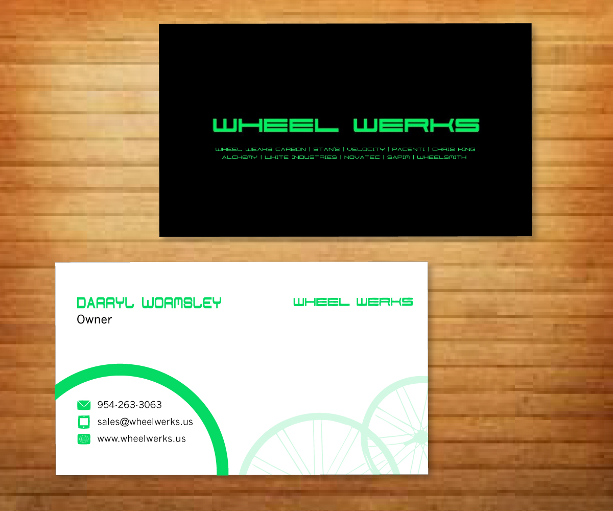Business Card Design by Fadzli Razali for Wheel Werks | Design #2270797