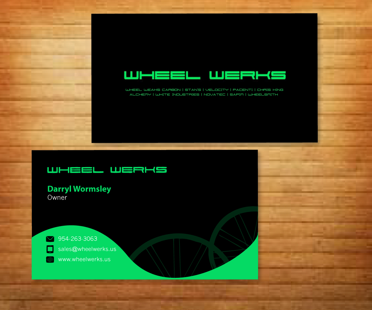 Business Card Design by Fadzli Razali for Wheel Werks | Design #2270800