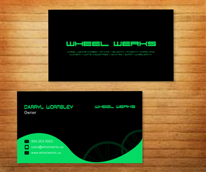 Design de Carte de Visite par Fadzli Razali pour Wheel Werks | Design : #2270801