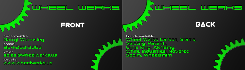 Business Card Design by mihalceart for Wheel Werks | Design #2273963