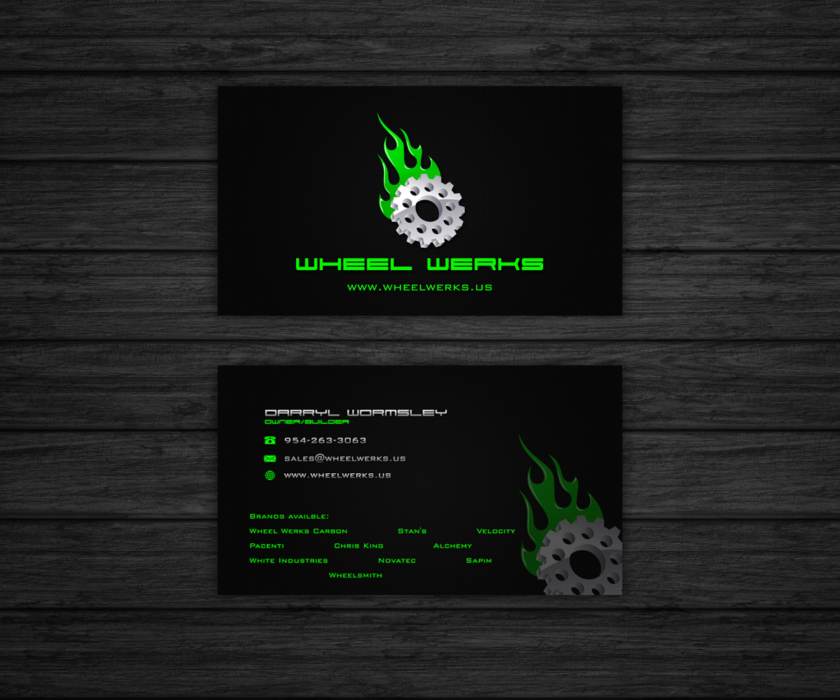 Business Card Design by FutureDesigne for Wheel Werks | Design #2261317