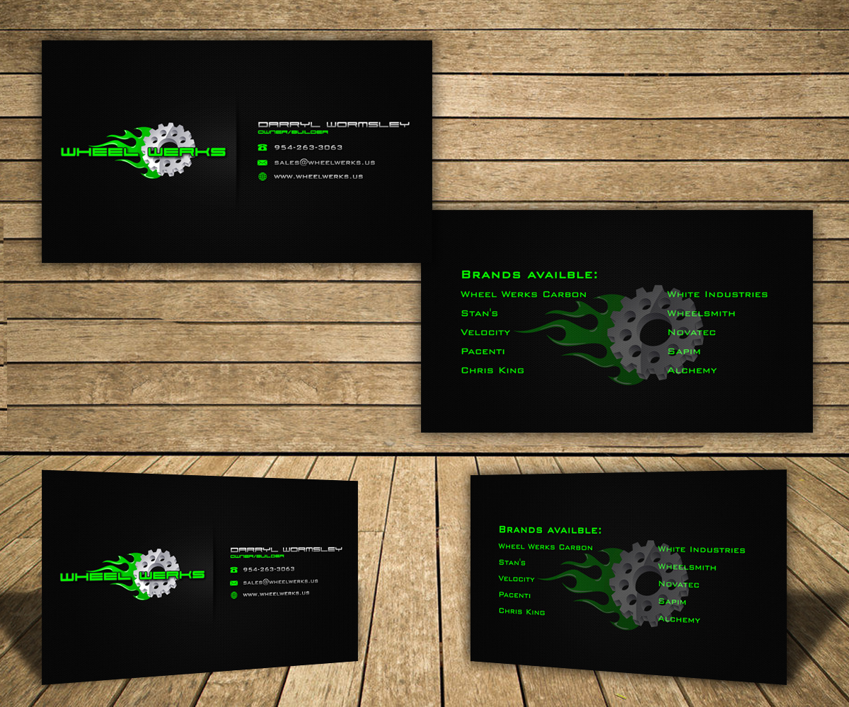 Business Card Design by FutureDesigne for Wheel Werks | Design #2262518