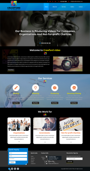 Web Design par Sbss pour ce projet | Design : #10698445