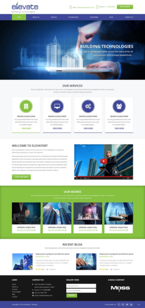 Web Design by pb for this project | Design: #10682652