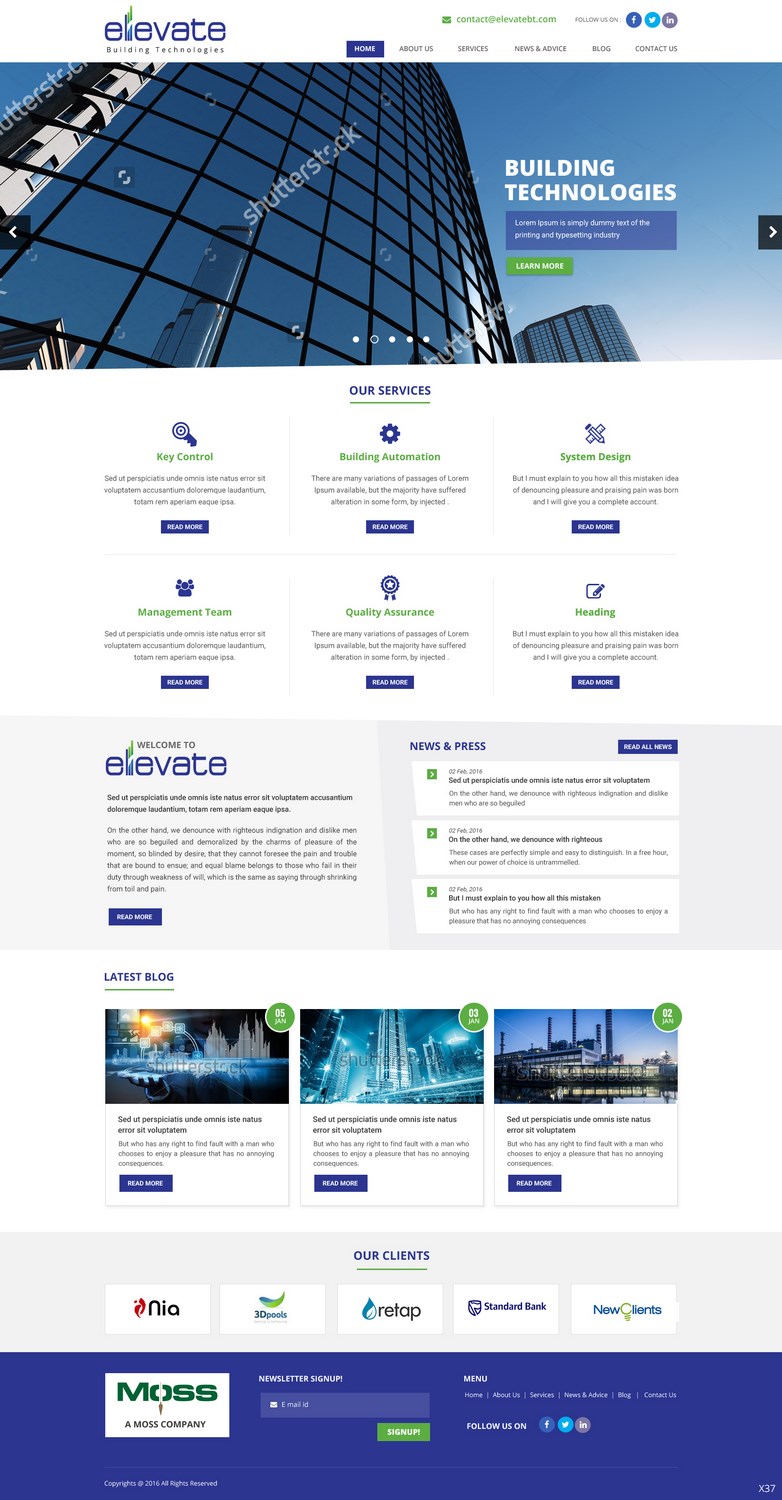 Web Design by pb for this project | Design #10698609
