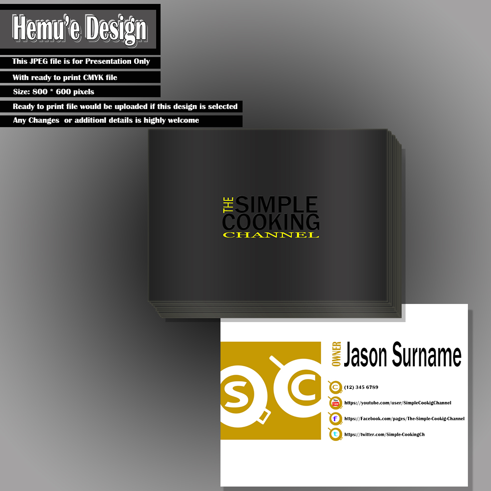 Visitenkarten-Design von khAng für dieses Projekt | Design #2253799