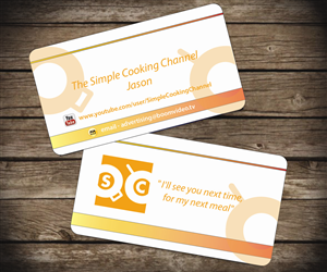 The Simple Cooking Channel | Business Card Design by Aaaron