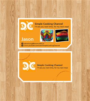 The Simple Cooking Channel | Business Card Design by Priyo Subarkah