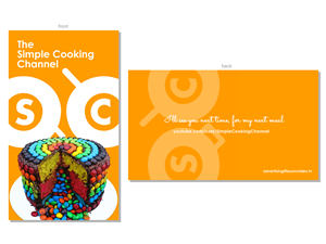 The Simple Cooking Channel | Business Card Design by REDcrackers.com