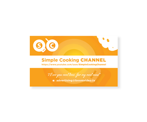 The Simple Cooking Channel | Business Card Design by JACQUI