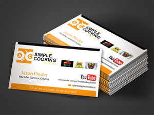 The Simple Cooking Channel | Business Card Design by Mon01