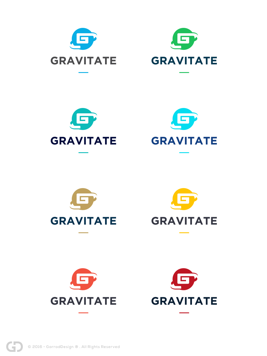 Logo Design by garrad for Gravitate Media | Design #10948489