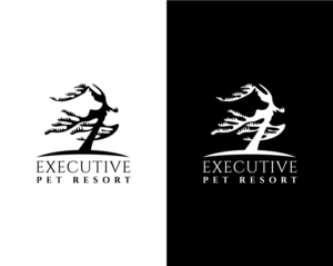 Executive Pet Resort (below illustration) | Logo Design by MrBranding